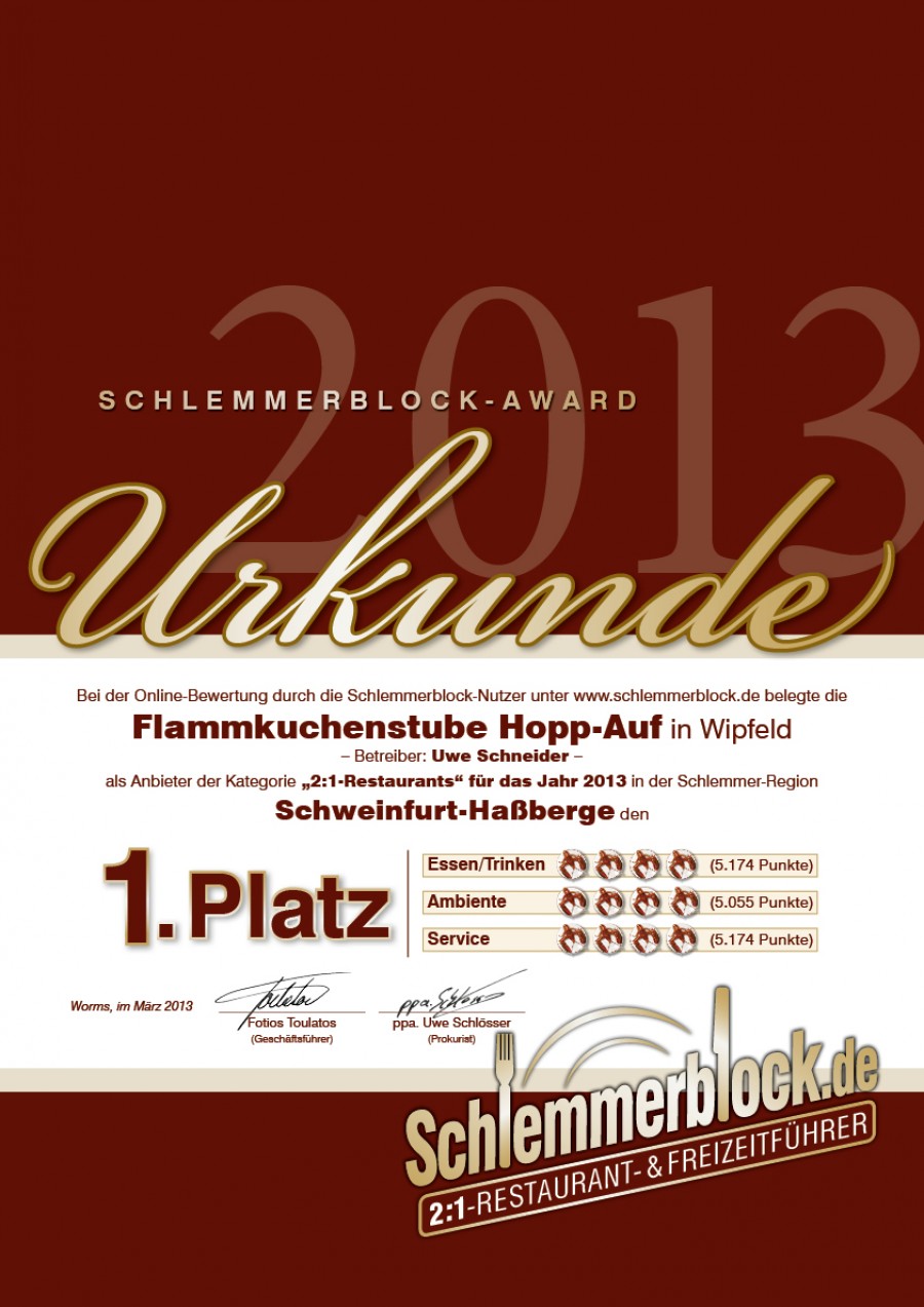 Flammkuchenstube Hopp-Auf in Wipfeld, Foto 3
