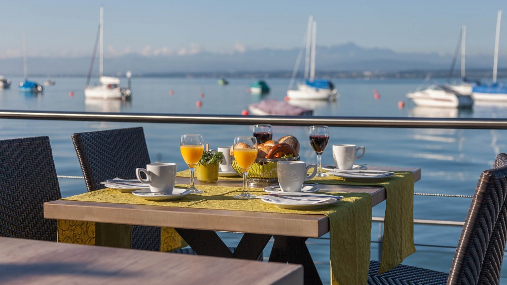 Seeblick in Hagnau am Bodensee, Foto 1