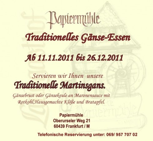 Papiermühle  La petite provence  in Frankfurt am Main, Foto 1