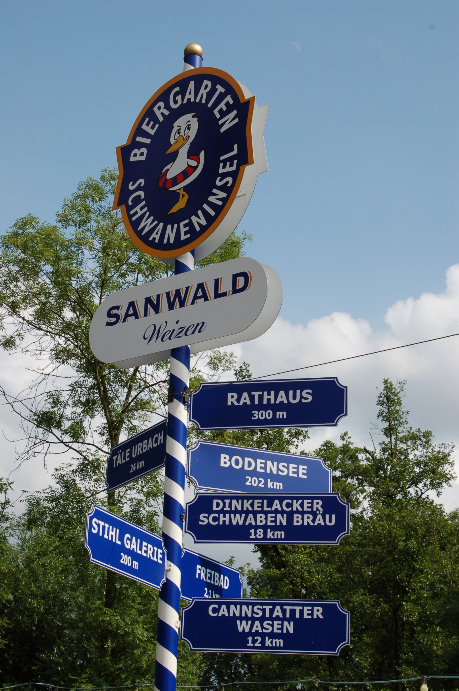 Biergarten Schwaneninsel in Waiblingen, Foto 1