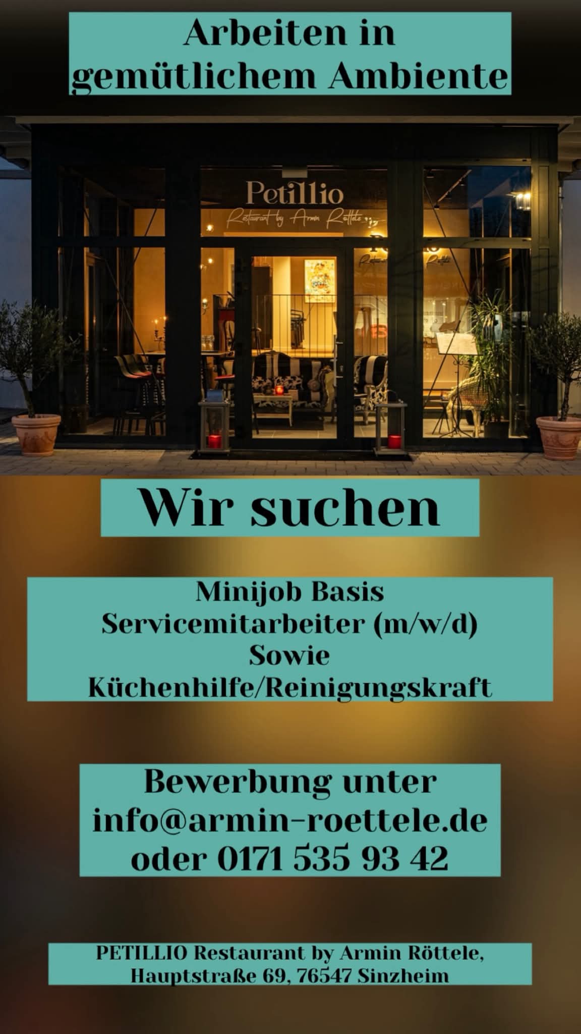 Service / Küchenhilfe / Reinigungskraft