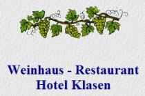 Logo Weinhaus - Restaurant Hotel Klasen