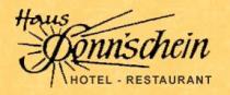 Hotel-Restaurant Haus Sonn'schein