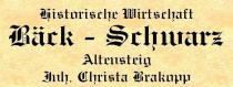 Restaurant Historische Wirtschaft Bäck-Schwarz