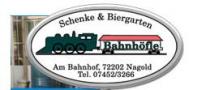 Restaurant Bahnhöfle Nagold Schenke & Biergarten