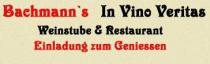 Logo Bachmann's In Vino Veritas