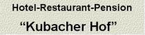 Restaurant Kubacher Hof 