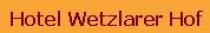 Logo Hotel Wetzlarer Hof