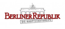 Logo Die Berliner Republik mit Brokers Bierbörse