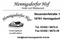 Restaurant Hennigsdorfer Hof