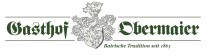 Logo Gasthof Obermaier