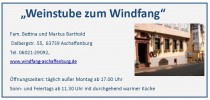 Restaurant Weinstube zum Windfang