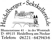 Logo Heidelberger Sektkellerei & Heidelberg Home of Gin