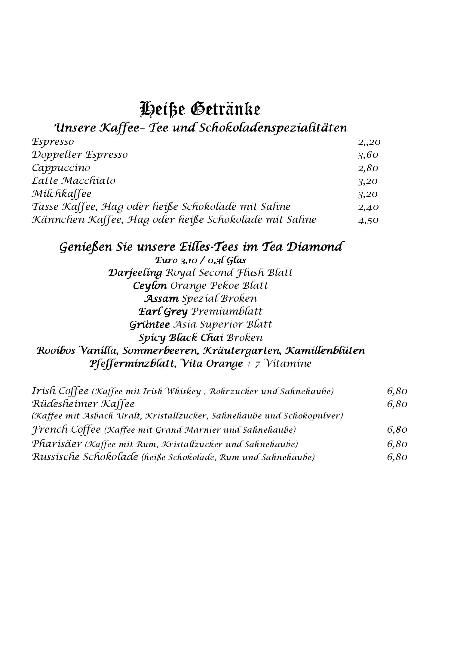 Speisekarte Hotel Reichsküchenmeister -Das Herz von Rothenburg in Rothenburg ob der Tauber, Seite 23