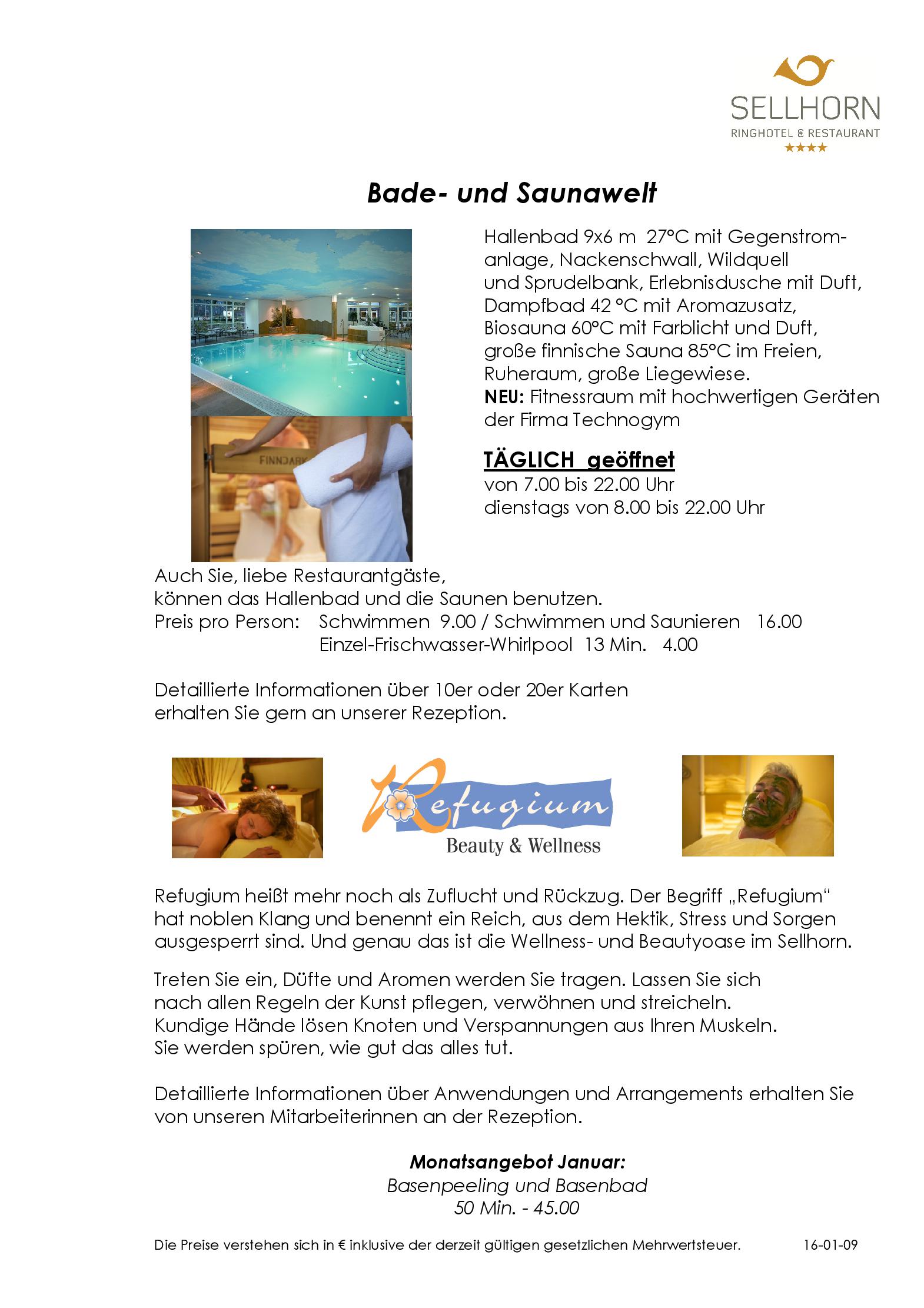 Speisekarte Sellhorn Ringhotel & Restaurant in Hanstedt, Seite 7