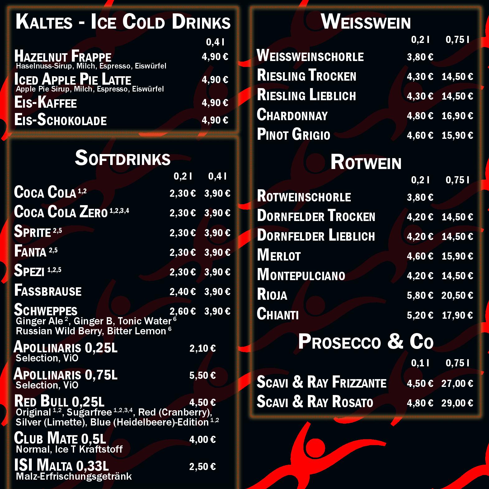 Speisekarte Carambar in Berlin, Seite 11