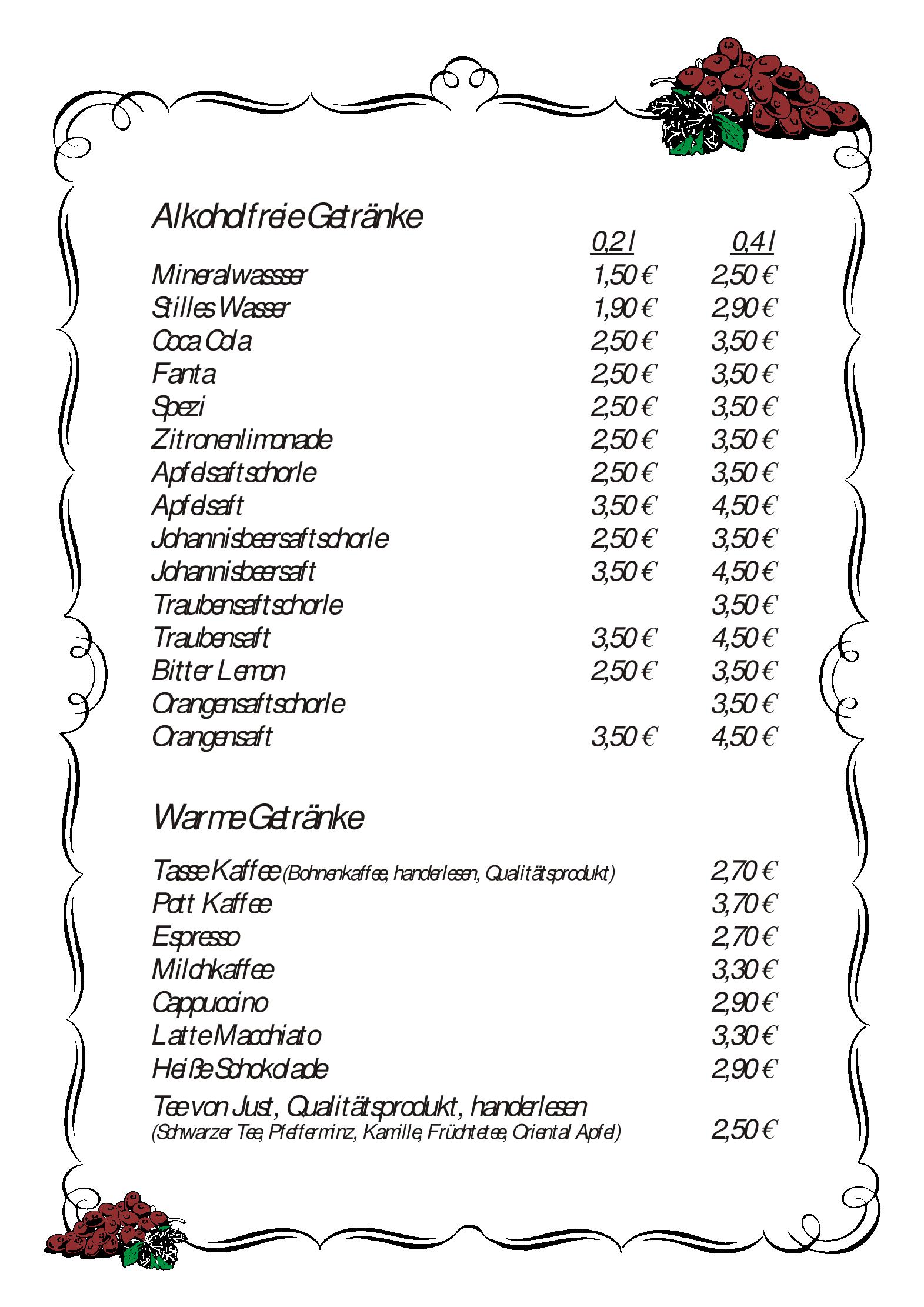 Speisekarte Hotel Hambacher Winzer  in Neustadt an der Weinstrasse , Seite 5