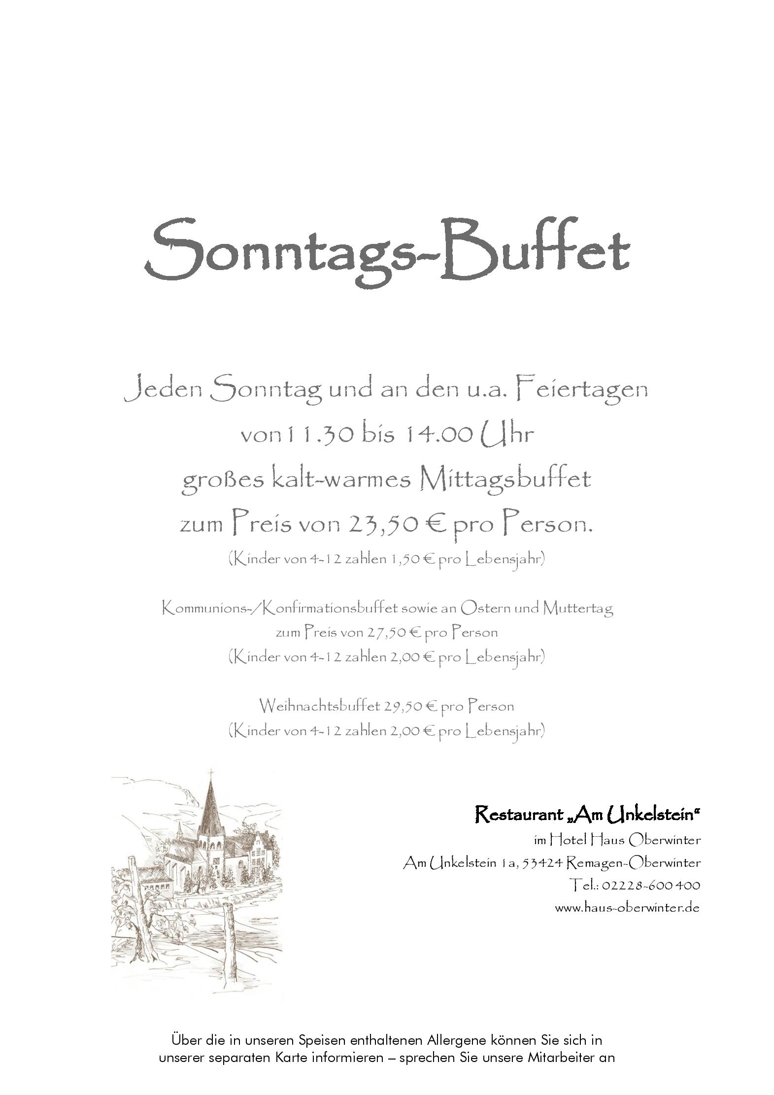 Speisekarte Am Unkelstein im Ringhotel Haus Oberwinter in Remagen, Seite 6
