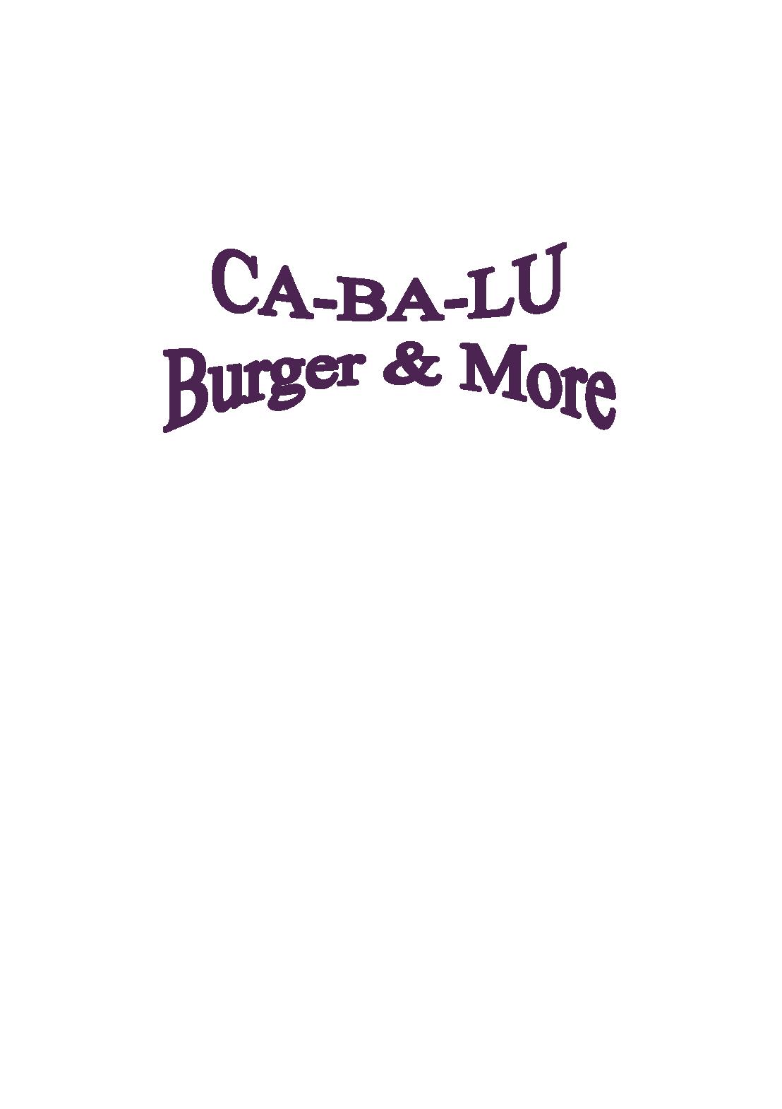 Speisekarte CA-BA-LU Bar-Restaurant in München, Seite 1