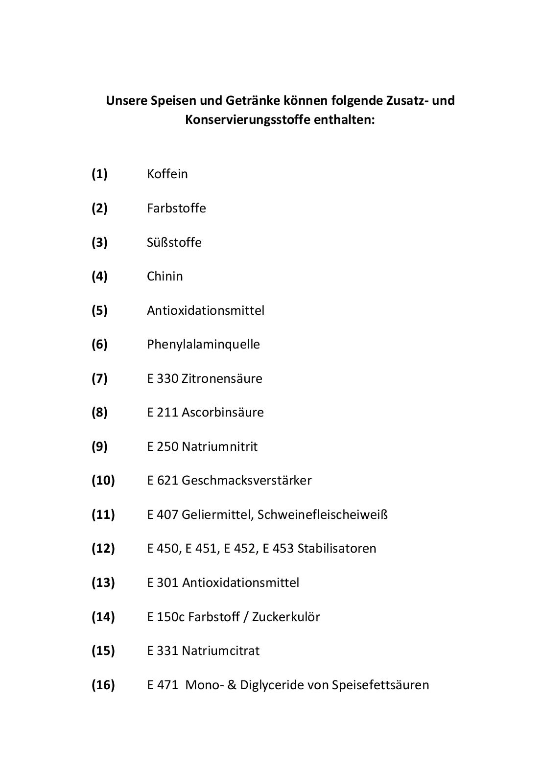 Speisekarte Bistro Alfred in Enkenbach-Alsenborn, Seite 18