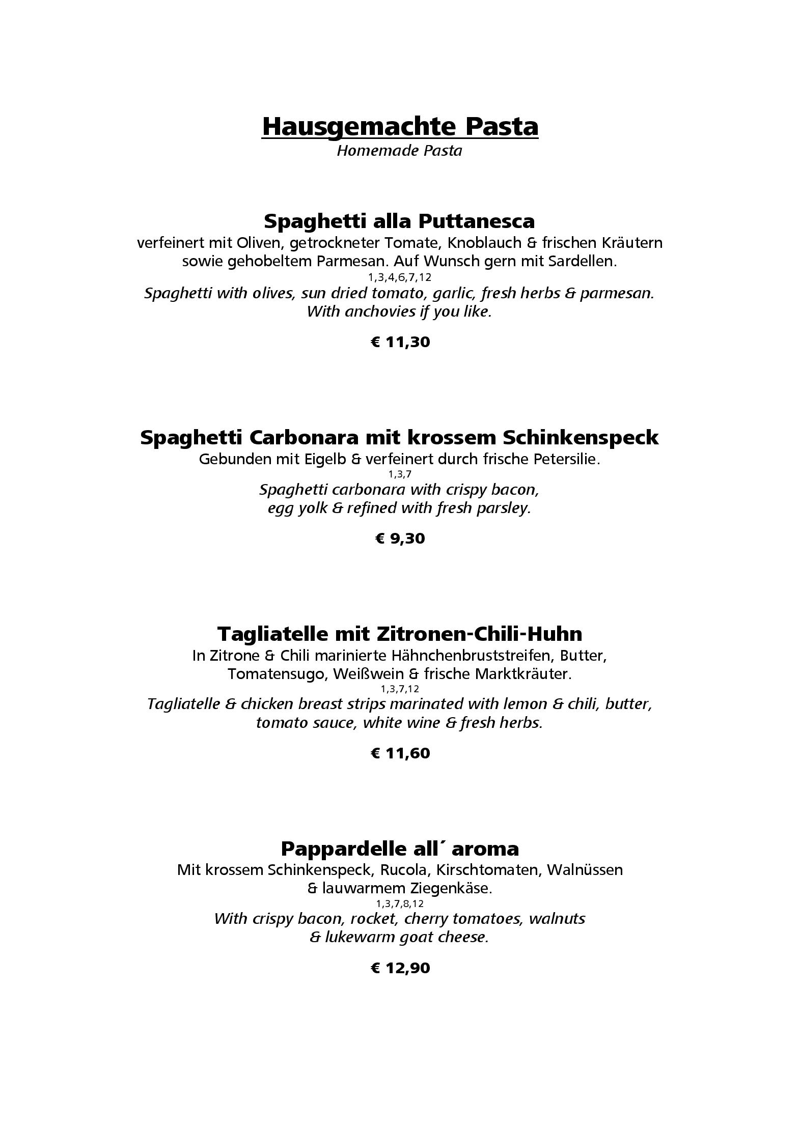 Speisekarte Aroma in Dresden, Seite 5