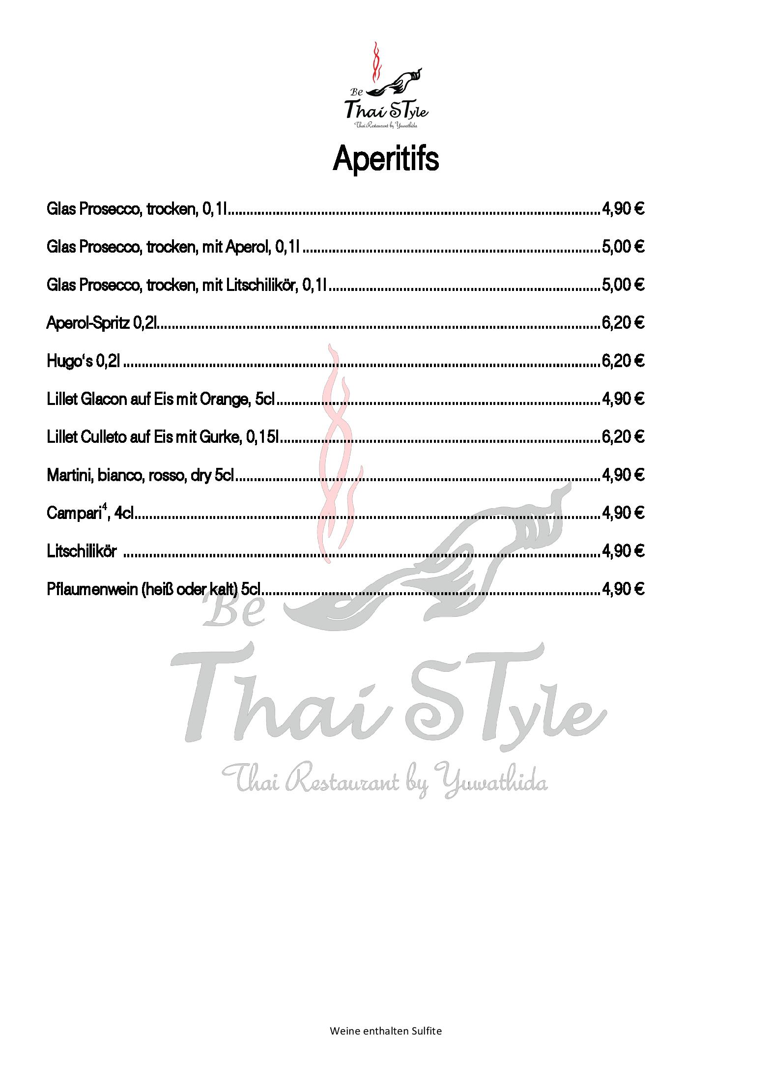 Speisekarte Be Thai Style - Thai Restaurant in München, Seite 23