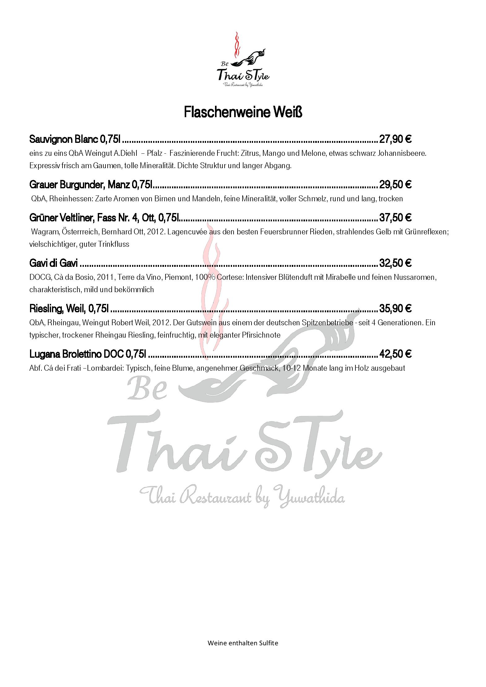 Speisekarte Be Thai Style - Thai Restaurant in München, Seite 28