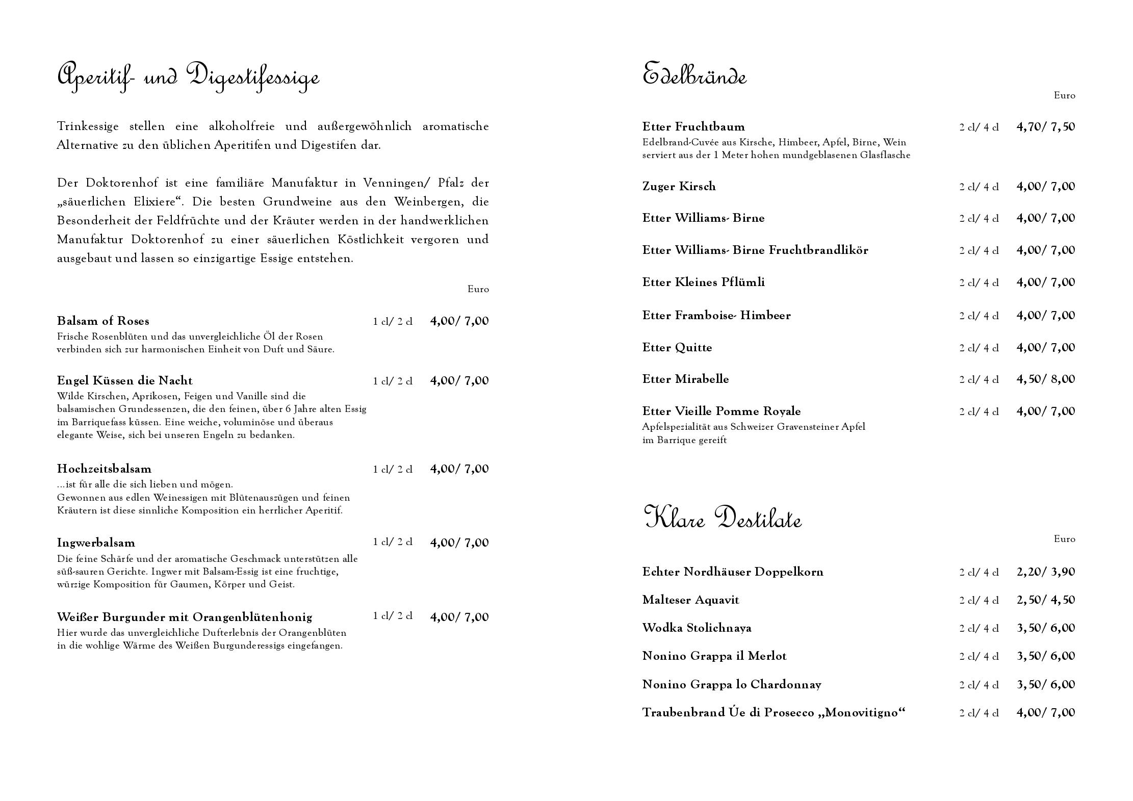 Speisekarte Restaurant & Cafe Drachenhaus in Potsdam, Seite 14