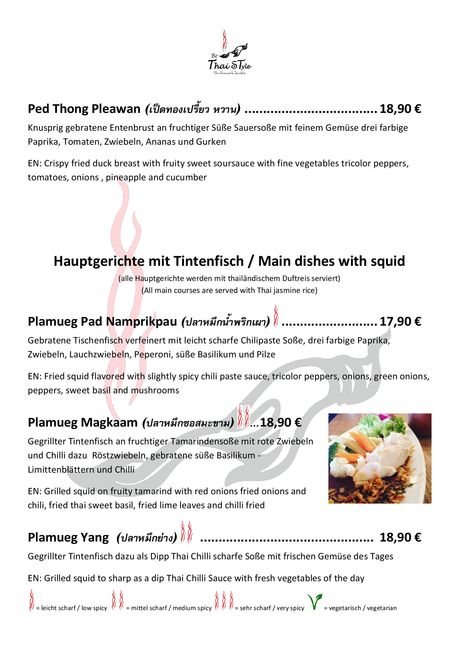 Speisekarte Be Thai Style - Thai Restaurant in München, Seite 41