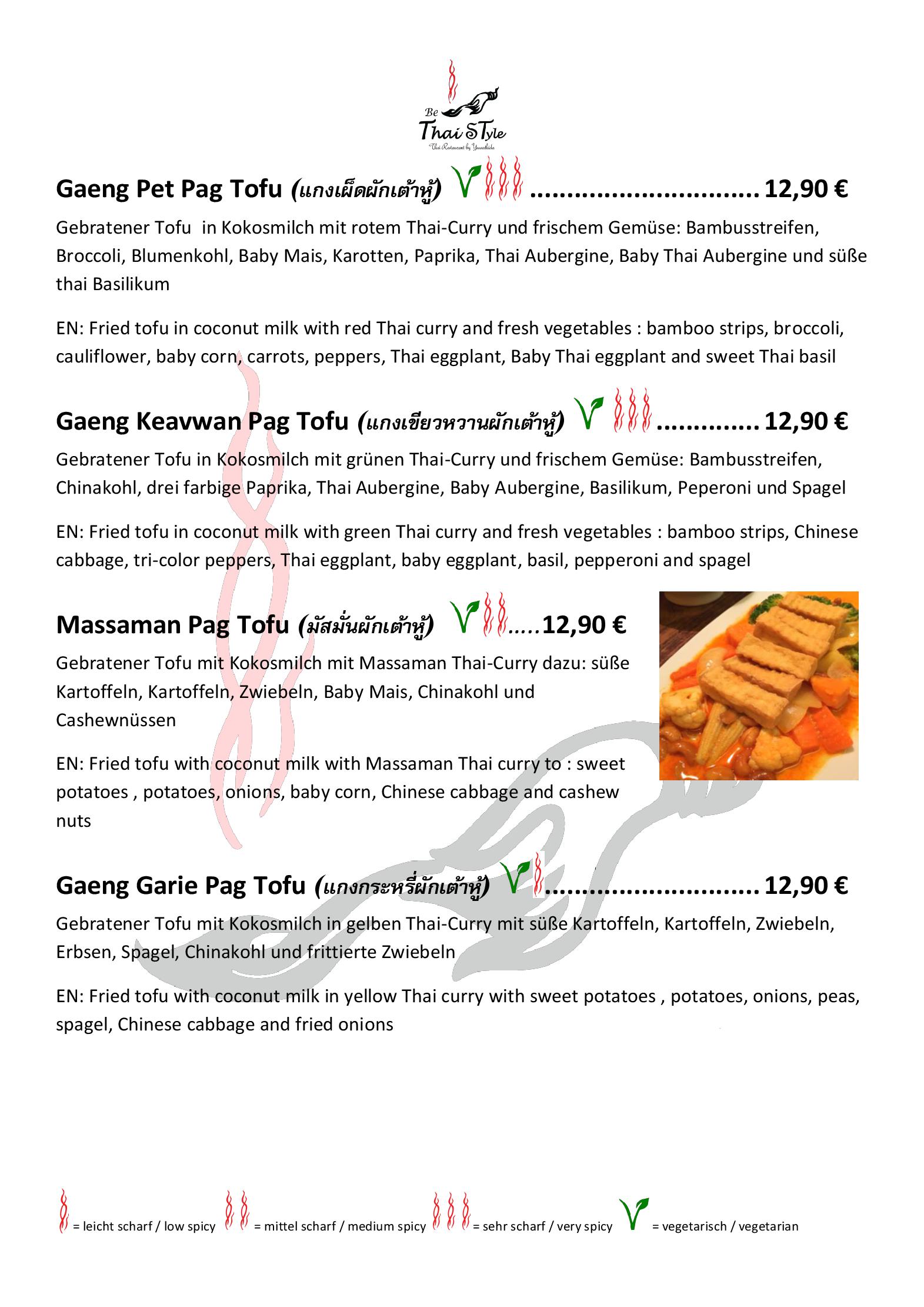 Speisekarte Be Thai Style - Thai Restaurant in München, Seite 46