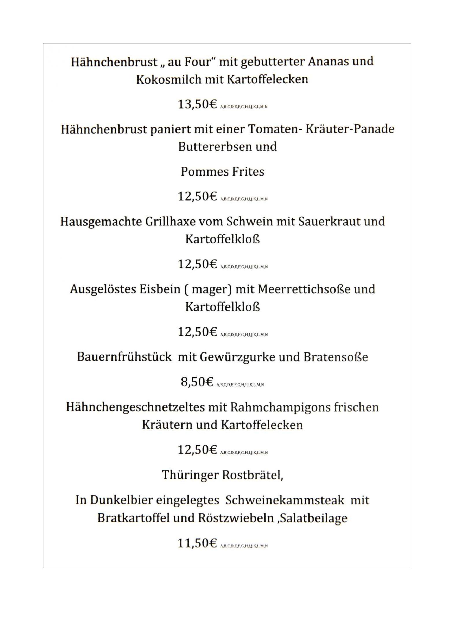Speisekarte ZUCKELHÄUSER BRASSERIE - Restaurant & Sportsbar in Leipzig, Seite 4