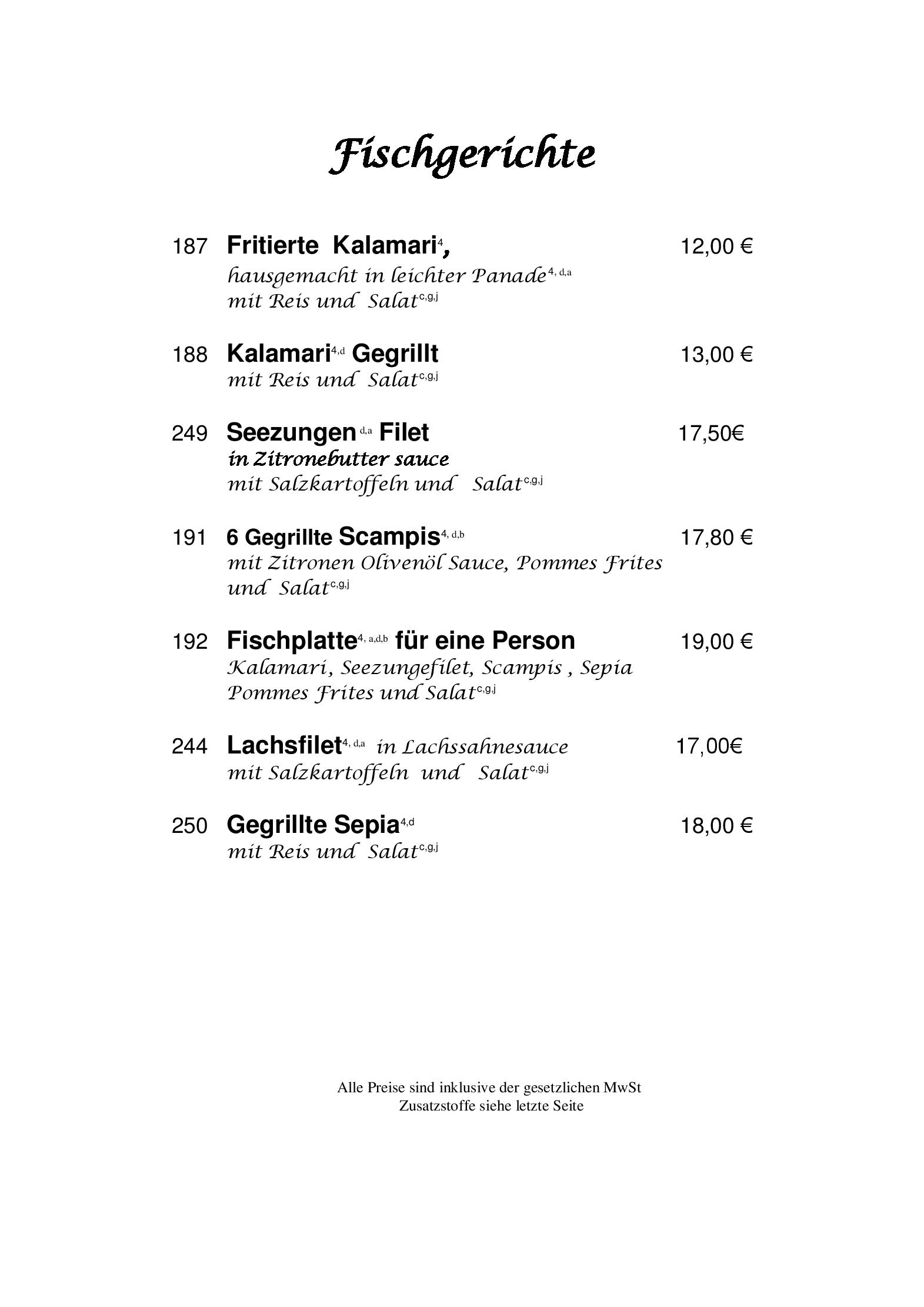 Speisekarte POSEIDON in Groß-Umstadt, Seite 11