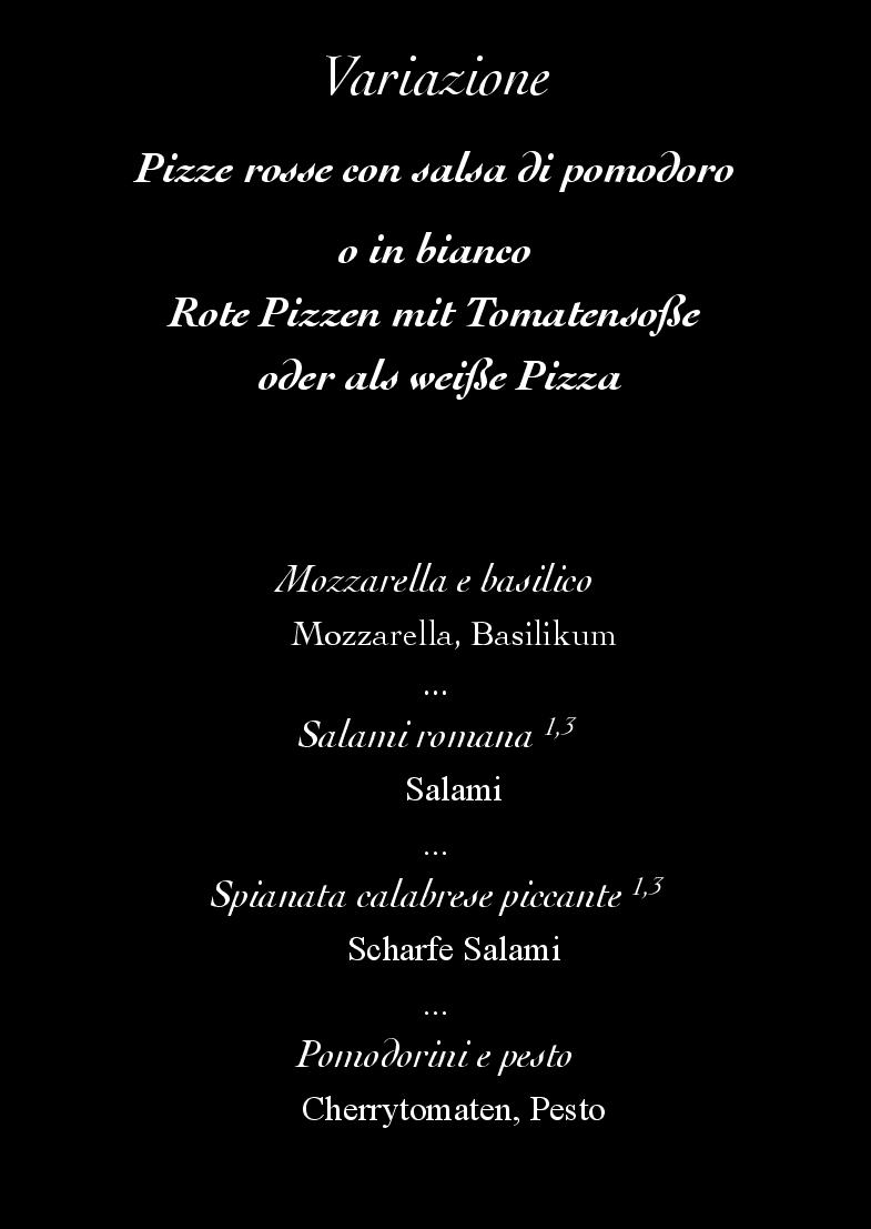 Speisekarte Pomodorino & Saporito in Berlin, Seite 7