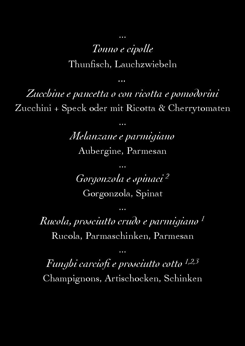 Speisekarte Pomodorino & Saporito in Berlin, Seite 8