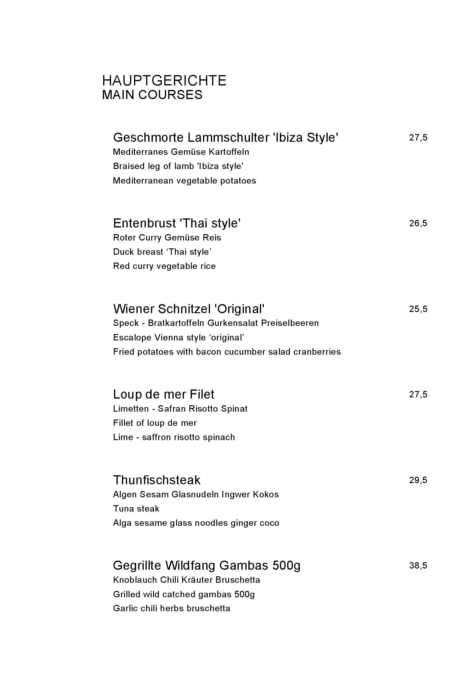 Speisekarte riva in Düsseldorf, Seite 25
