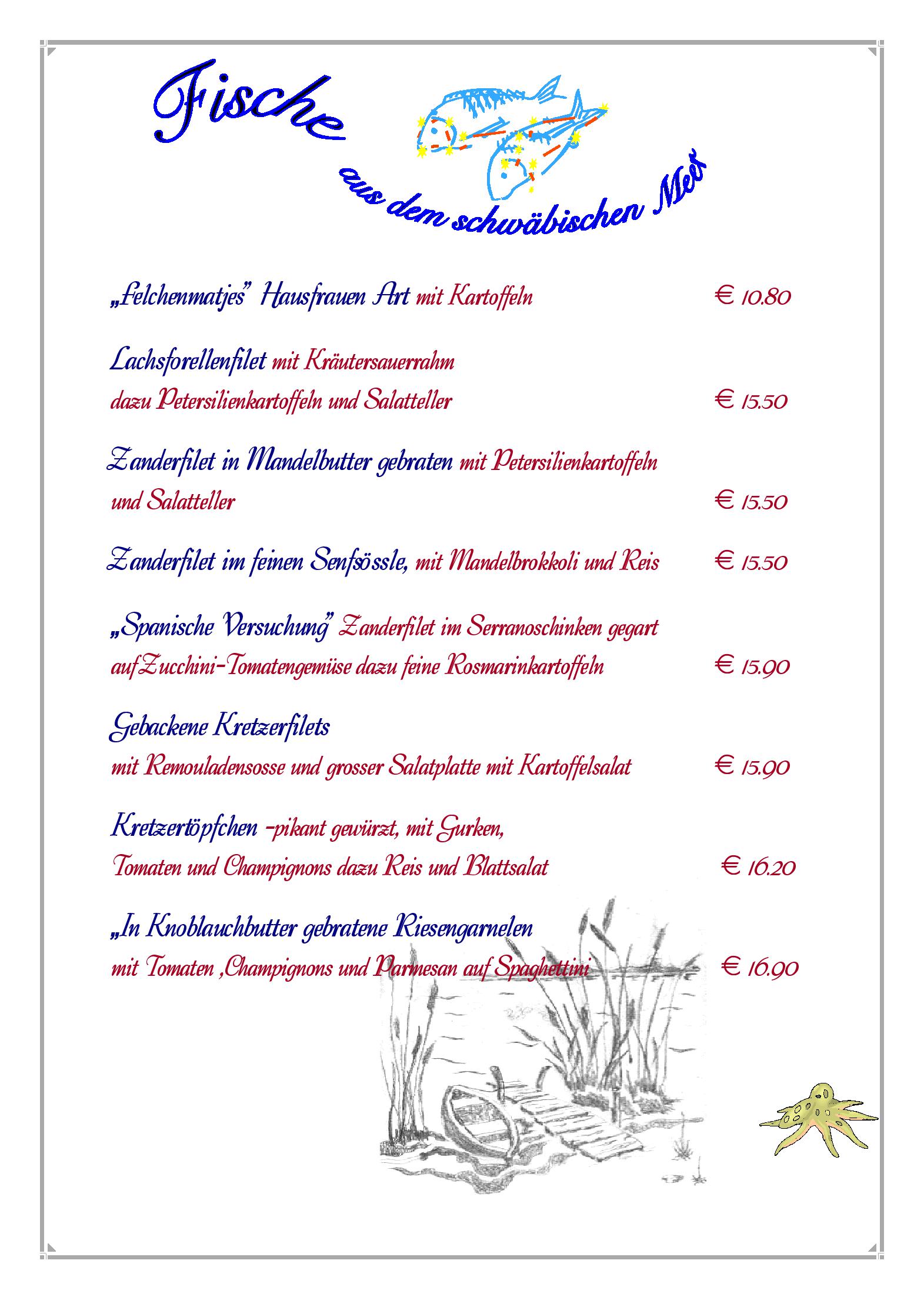 Speisekarte Hotel Walserhof in Wasserburg (Bodensee), Seite 5