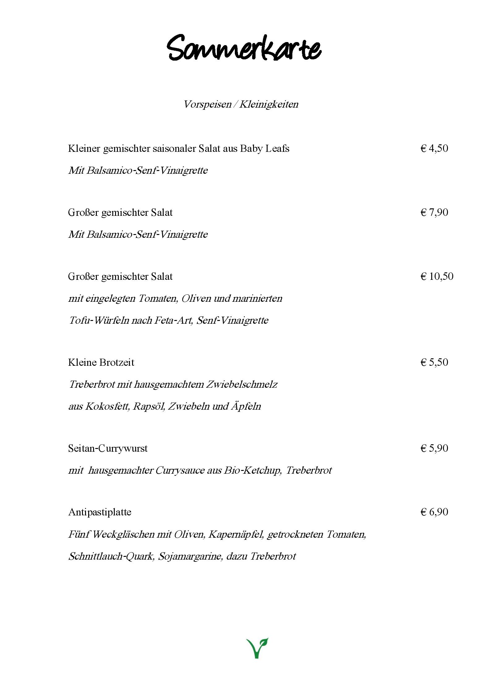 Speisekarte Vaust Braugaststätte Berlin in Berlin, Seite 2