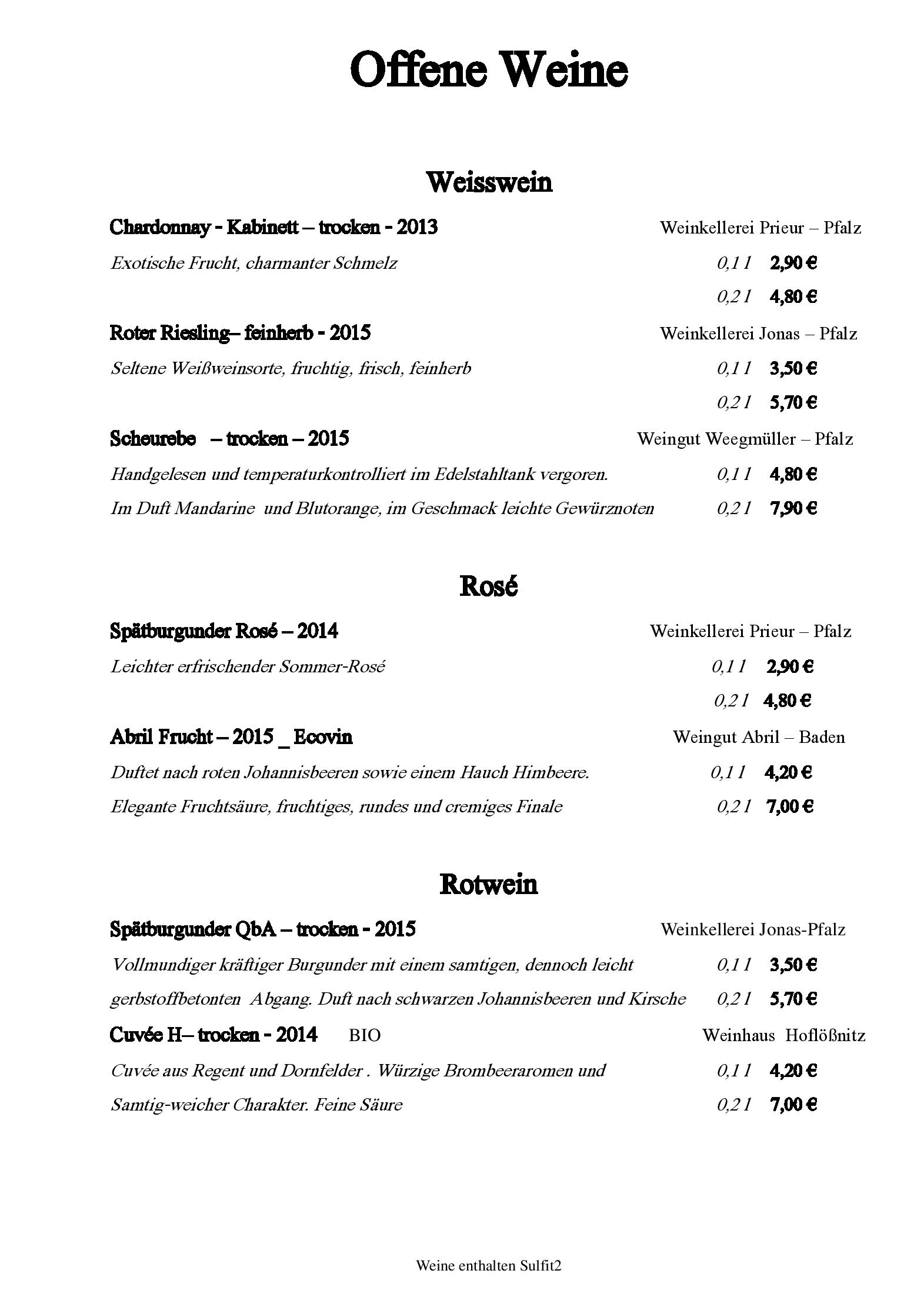 Speisekarte Vaust Braugaststätte Berlin in Berlin, Seite 7
