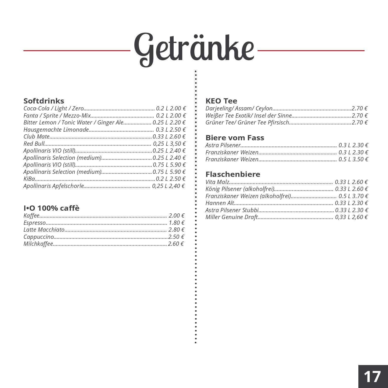 Speisekarte Burgerliebe in Mönchengladbach, Seite 17