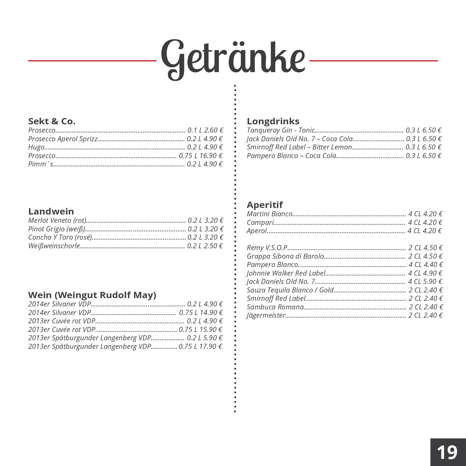 Speisekarte Burgerliebe in Mönchengladbach, Seite 19