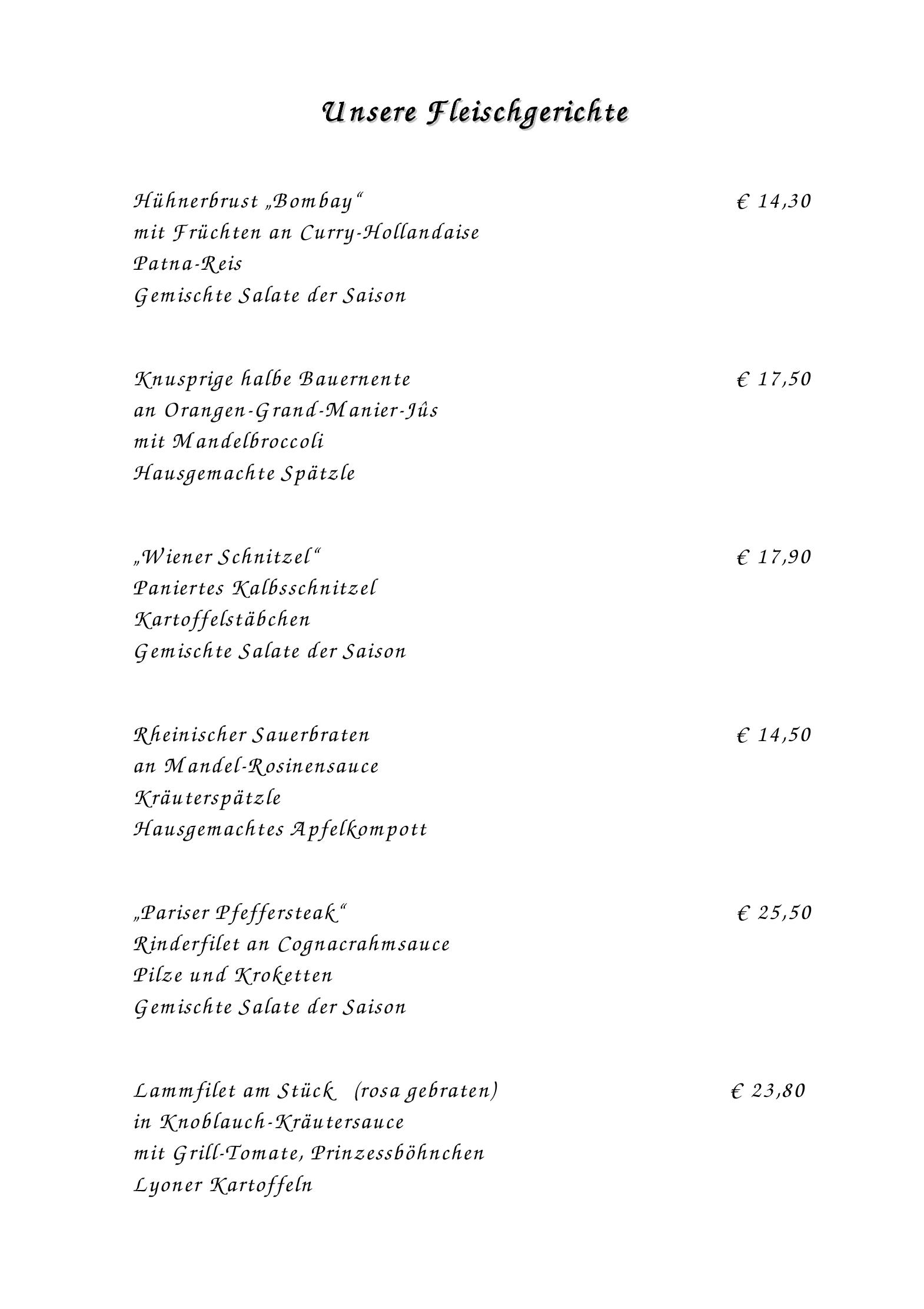 Speisekarte Ringhotel Giffels Goldener Anker in Bad Neuenahr-Ahrweiler, Seite 4