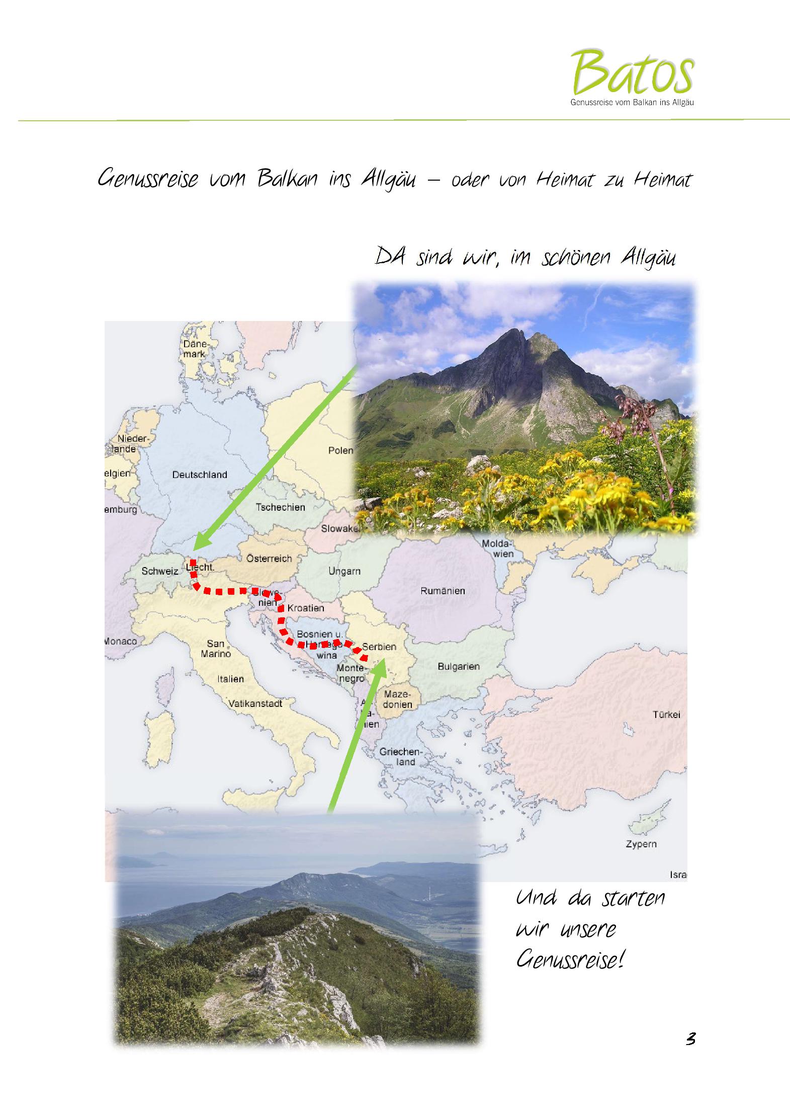 Speisekarte Batos - Genussreise vom Balkan ins Allgäu in Bad Grönenbach, Seite 4