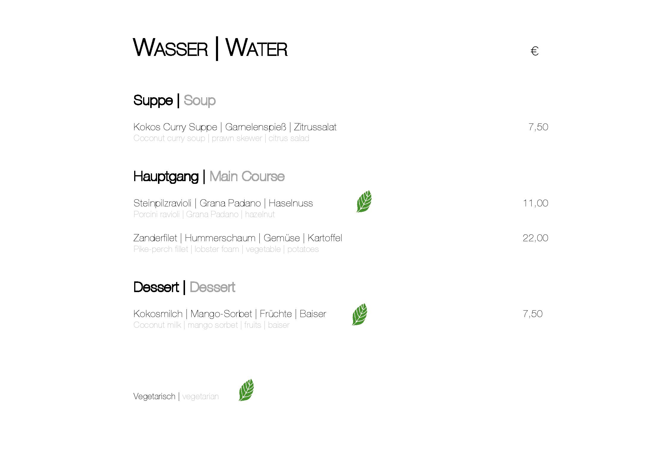 Speisekarte Hotel & Restaurant Loccumer Hof in Hannover, Seite 3