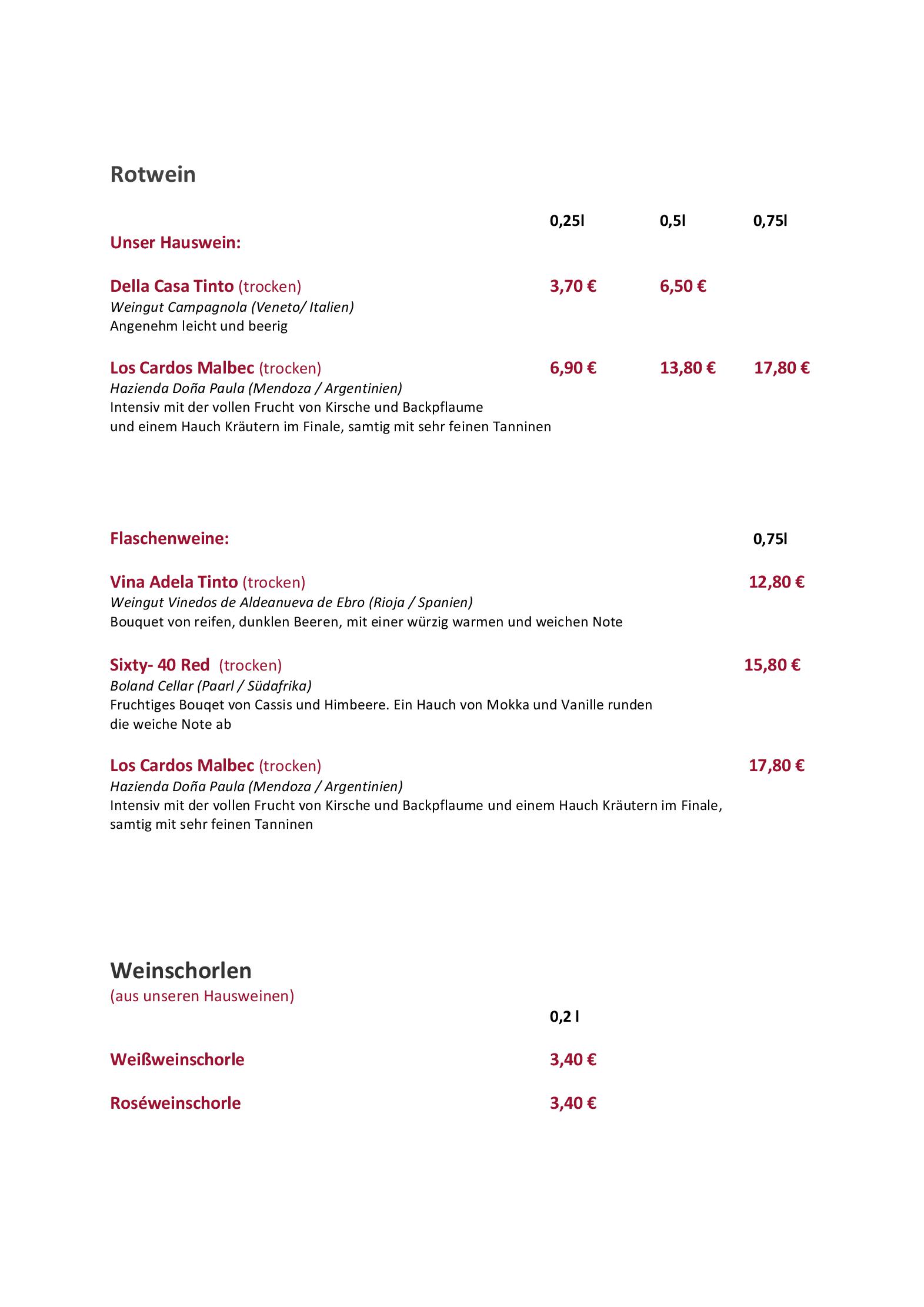 Speisekarte Steakhouse Nr. 1 in Kiel, Seite 11