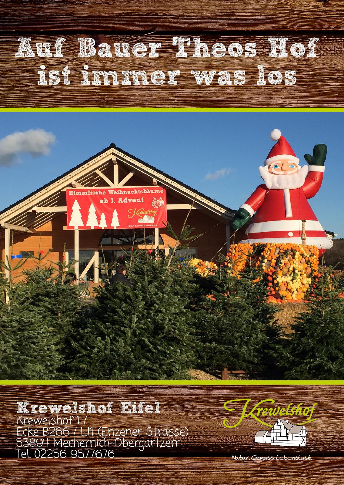 Speisekarte Krewelshof Eifel in Mechernich-Obergartzem, Seite 1