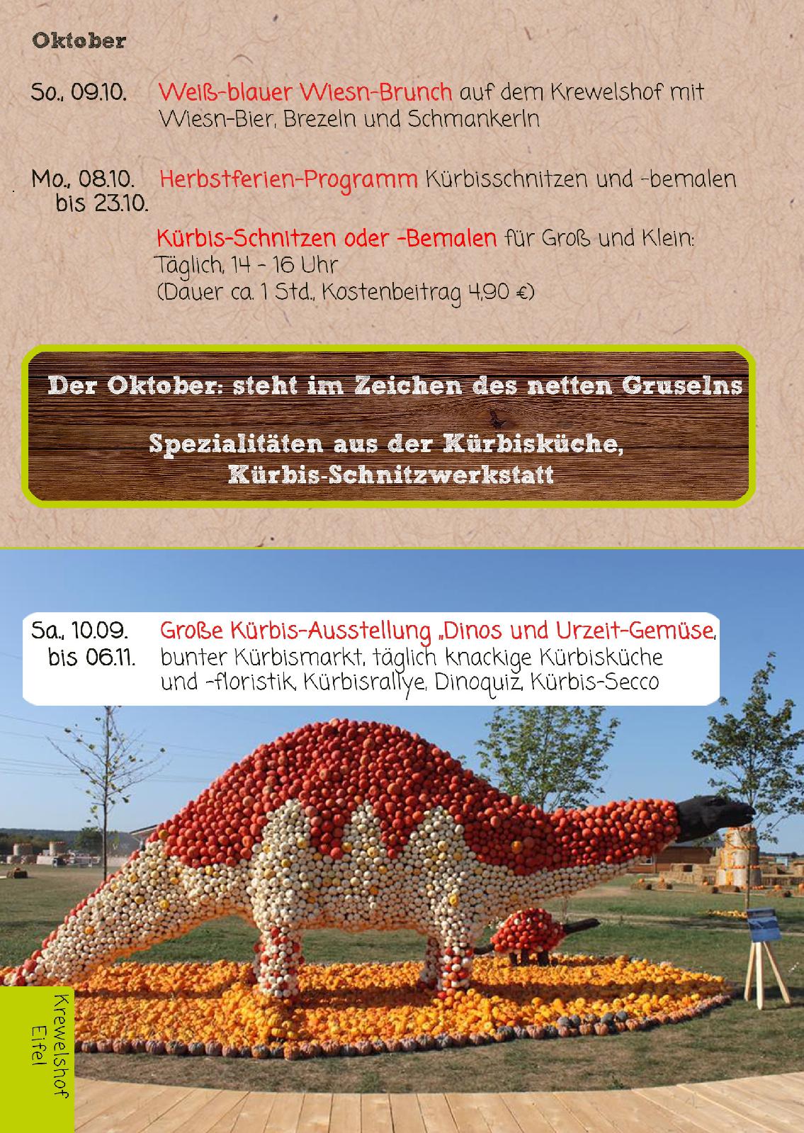 Speisekarte Krewelshof Eifel in Mechernich-Obergartzem, Seite 2