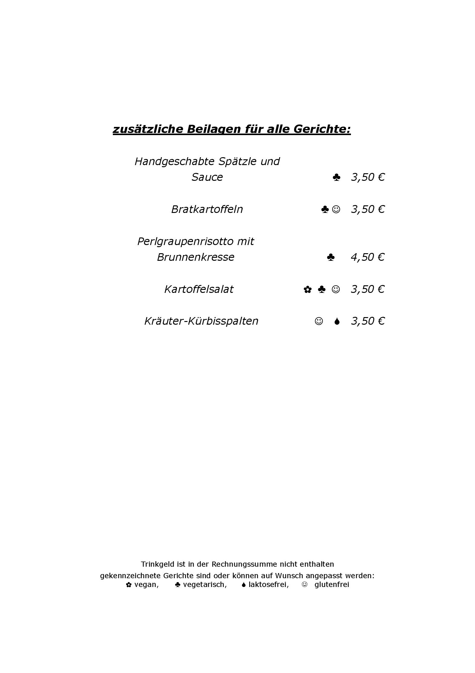Speisekarte Weinstube Am Stadtgraben in Stuttgart, Seite 13