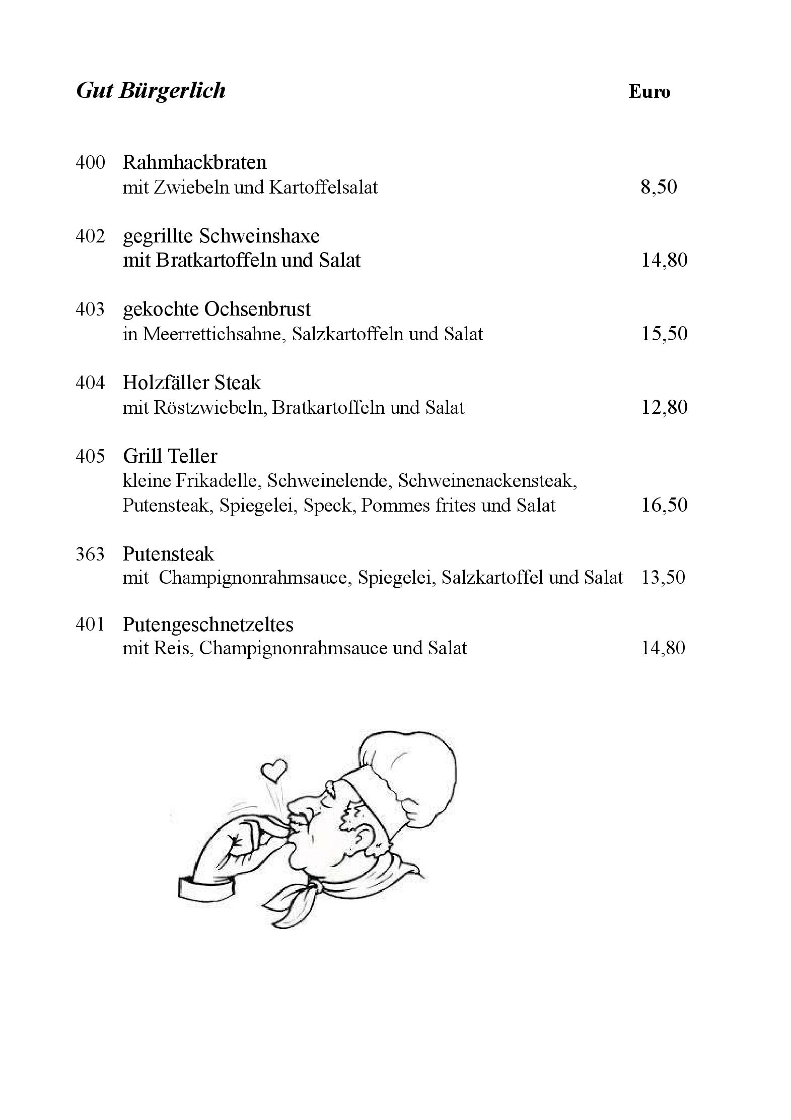 Speisekarte Restaurant Ziegelbusch in Darmstadt, Seite 6