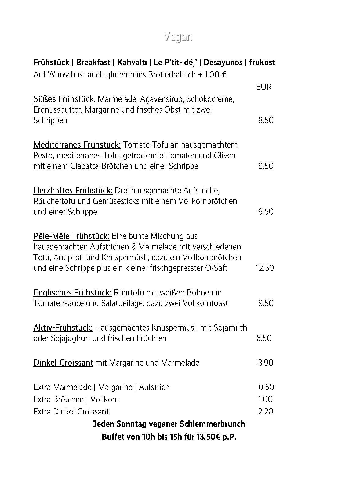 Speisekarte Pêle-Mêle in  Berlin, Seite 4