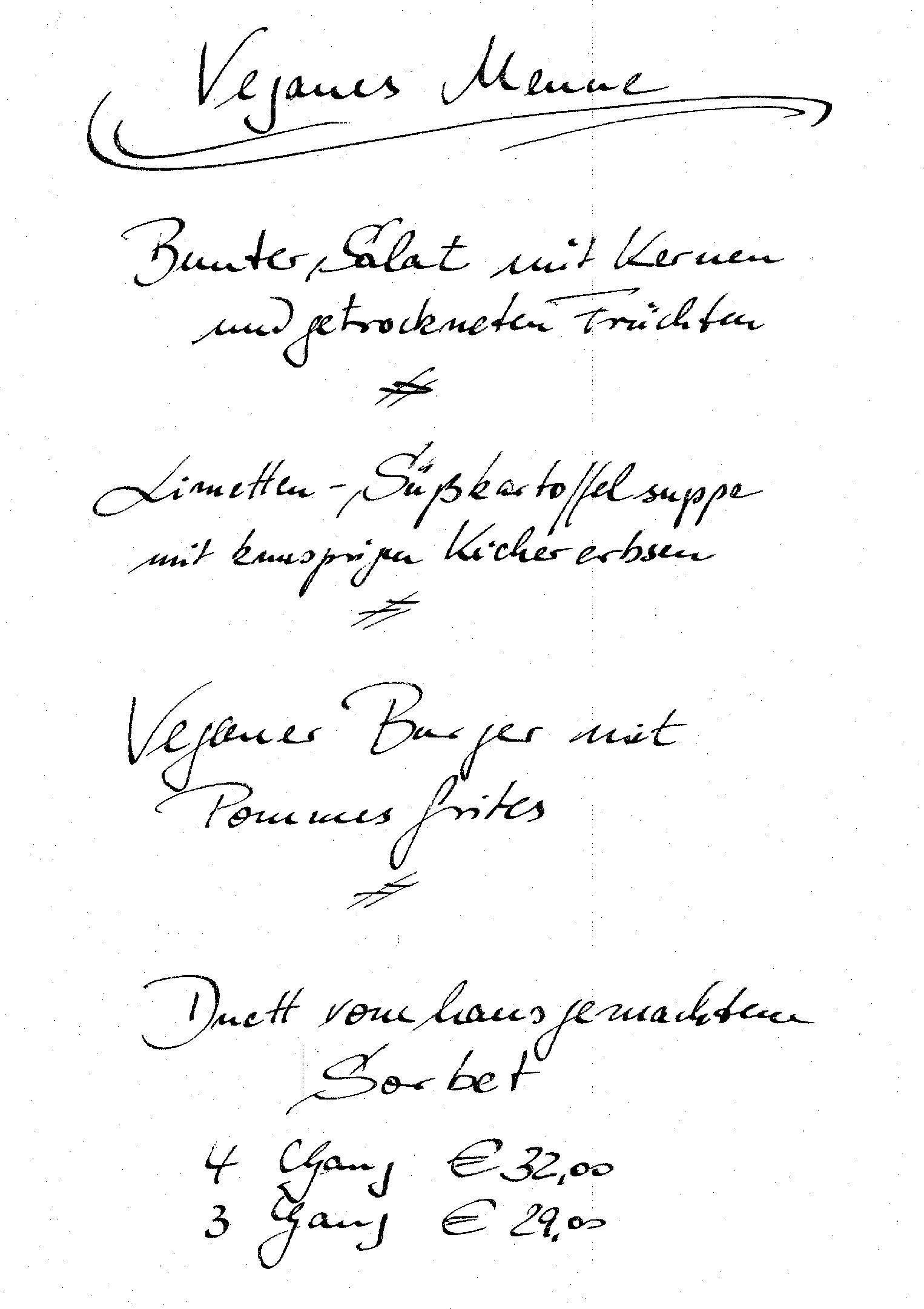 Speisekarte Kaiser Friedrich in Mönchengladbach, Seite 2